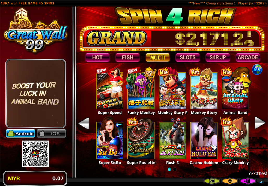 Casino Club Kings Tower Slot Grand play Winner